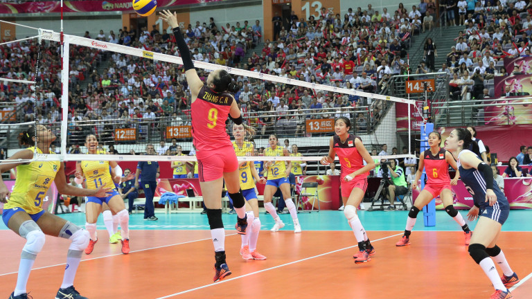 Волейболистките на Китай с петгеймова победа срещу Бразилия