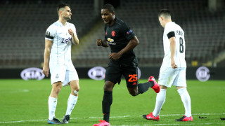 ЛАСК 0 1 Манчестър Юнайтед 33′ Жълт картон за