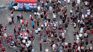 Сблъсъци между фенове на Уест Хем и Фиорентина в Прага преди финала на Лига на конференциите