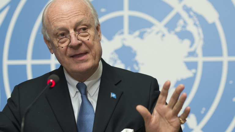 Все още няма разбирателство в преговорите за Сирия, според специалния пратеник на ООН 