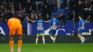 Отборът на Еспаньол постигна много ценна победа срещу шампиона Реал Мадрид с 1 0