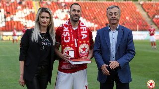 ЦСКА благодари на капитана си Петър Занев който напусна клуба