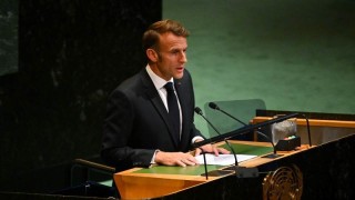 Френският президент Еманюел Макрон заяви пред Общото събрание на ООН