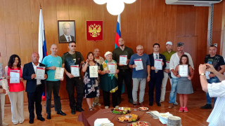 Почетни грамоти и благодарност от Русия са получили координаторите и