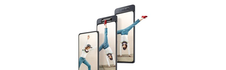 Въртящият се модул при Samsung Galaxy A80 лиши екрана от прорези и дупки