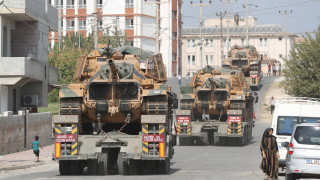Нова турска военна колона пресече границата със Сирия съобщава арабската