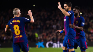 Барселона - Еспаньол 2:0 (Развой на срещата по минути)