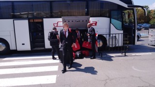 Отборът на ЦСКА замина за Хърватия където в четвъртък ще