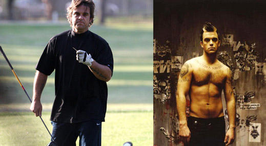 Роби Уилямс се превърна в дебеланко