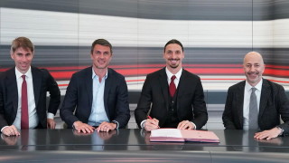 Милан обяви подписването на нов договор с нападателя Златан Ибрахимович