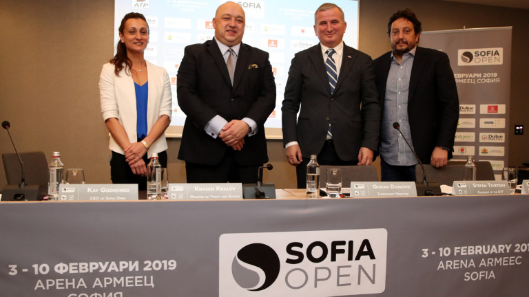 Министър Кралев: Четвъртото издание на Sofia Open се очертава най-силното досега