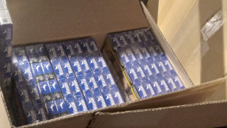 Задържаха 40 000 кутии 800 000 къса цигари без български