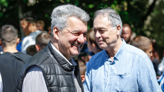 Бившият собственик на Левски Тодор Батков присъства на честването