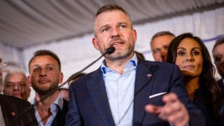 Петер Пелегрини председател на словашкия парламент и кандидат на партията Глас