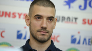 Гардът на Рилски спортист Павлин Иванов бе един от големите