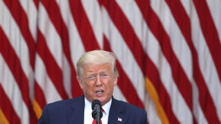 Президентът на Съединените щати Доналд Тръмп заплаши в събота че