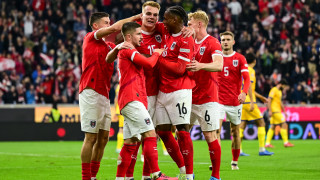 Отборът на Австрия излезе начело в Лига B Група 3