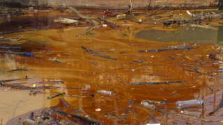 Мазутни петна и купища пластмасови боклуци са замърсили крайбрежието на