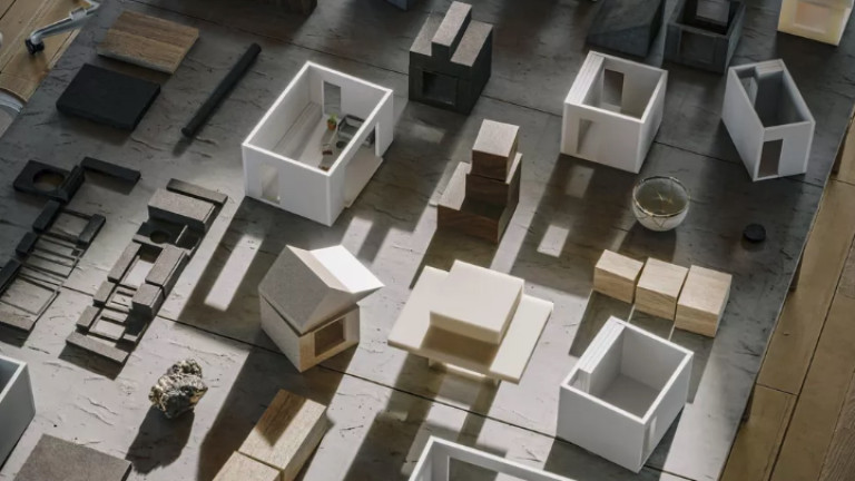 Макетни модели на бъдещите къщички на Airbnb