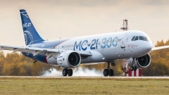 Отлага се старта на серийното производство на новия руски граждански самолет за средни разстояния