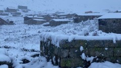 Сняг натрупа в турския черноморски окръг Ризе