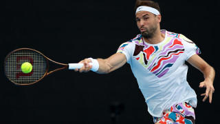 Григор Димитров отпадна в първия кръг на двойки на турнира