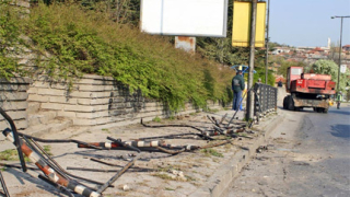 При ремонт в Шумен скъсаха газопровод