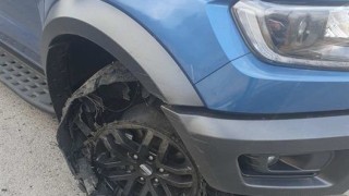На АМ „Тракия“ принудително спряха бус с нелегални мигранти