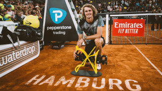 Световният №4 в мъжкия тенис Александър Зверев пристигна в Хамбург