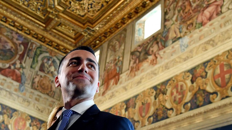Лидерът на италианското Движение Пет звезди обяви, че партията му