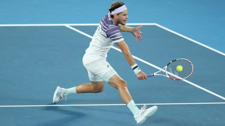 Доминик Тийм е сред най-активните тенисисти в демонстративното лято по