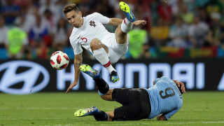 Нападателят на националния отбор на Уругвай Луис Суарес е напуснал