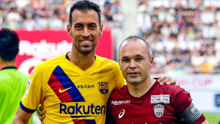 Андрес Иниеста който все още играе в японския Висел Кобе