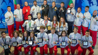 Министърът на младежта и спорта Иван Пешев награди българските таекуондисти