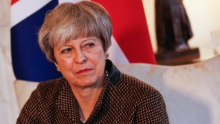 На тайно посещение в Ирак бе днес британският премиер Тереза