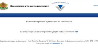 Сайтът на Националната агенция за приходите се срина Към момента