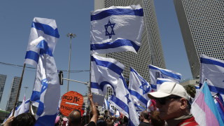 Хиляди израелци протестираха за 18 а поредна седмица срещу спорните съдебни