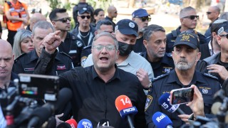 Крайнодесният министър на националната сигурност на Израел Итамар Бен Гвир посети