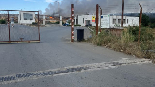 Пожар пламна в Регионалното депо за отпадъци край село Ракитница