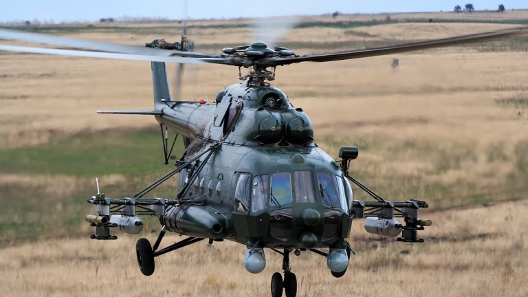 Вертолет Ми-8 кацна принудително в Коми