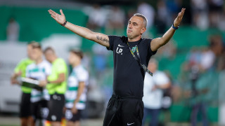 Треньорът на Лудогорец Ивайло Петев даде пресконференцията преди мача срещу