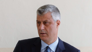 Президентът на Косово Хашим Тачи председателят на Асамблеята Кадри Весели
