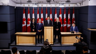 Премиерът на Канада Джъстин Трюдо заяви по време на бдение