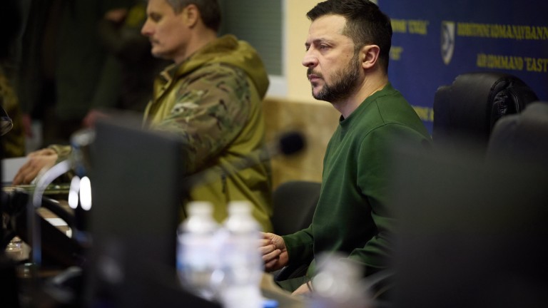 Зеленски посети фронта в Запорожие, без Залужни
