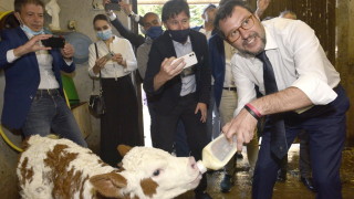 Крайнодесният италиански лидер Матео Салвини поиска предсрочни избори информира АФП