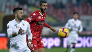 Италианският нападател Матиа Монтини който е трансферна цел на Левски