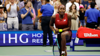 Коко Гоф даде всичко от себе си за победата с