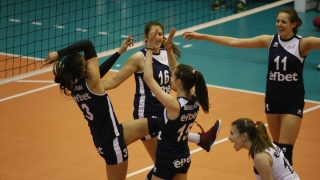 Дамският волейболен отбор на Левски загуби от швейцарския вицешампион См Аеш