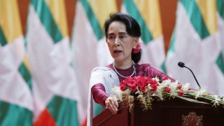 Лидерът на Мианмар Аун Сан Су Чи коментира че не се