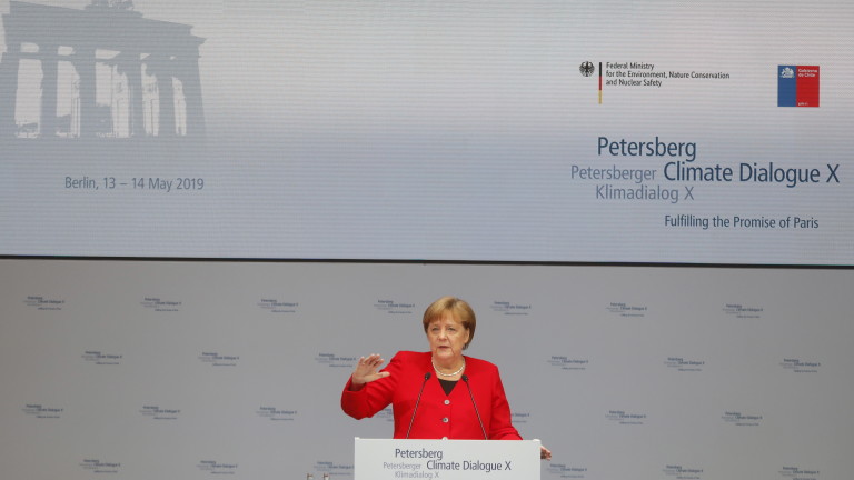 Канцлерът на Германия Ангела Меркел подкрепи цел на ЕС за